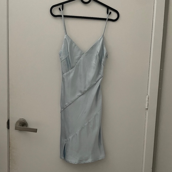 Princess Polly Maliha satin mini dress blue - Picture 4 of 6